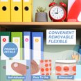 thumbnail image 3 of Uxcell Colored Dot Stickers Color Coding Blank Circle Labels Adhesive Round Price Stickers for Inventory Office Fluorescent Red-Orange, 3 of 7