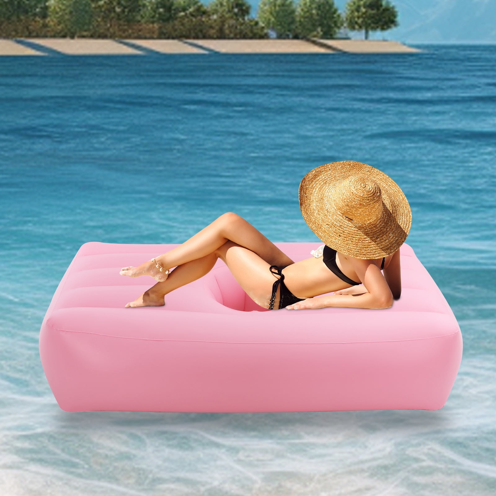 Wildnix Durable PVC Car SUV Inflatable Air Bed for Maximum Comfort and Recovery, Quick Inflation, Ergonomic Design, Ideal for Travel and Surgery Recovery