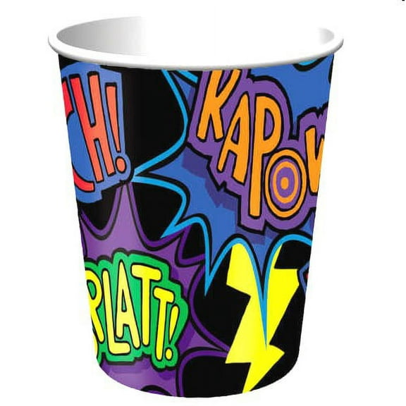 Superhero Party 9oz. Hot/Cold Cups