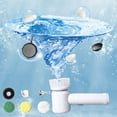 thumbnail image 1 of Qaailabf Electric Power Scrubber Brush Set with 5 Interchangeable Cleaning Heads, 3 Hour Battery Life, 360° Rotation Handheld Cordless Cleaning Tool for Bathroom, Kitchen, Tile, Bathtub, Sink, Floor, 1 of 10