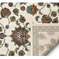 thumbnail image 3 of Well Woven Tulsa Arya Traditional Vintage Oriental Floral Ivory 5'3" x 7'3" Area Rug, 3 of 5