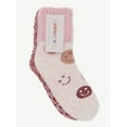 thumbnail image 2 of Joyspun Women's Lounge Crew Socks, 2-Pack, Size 4-10, 2 of 2