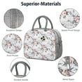 thumbnail image 4 of Womens Pioneer Flower Floral Print Pattern Lunch Box for Work,Insulated Lunch Bag for Women,Loncheras Para Mujer,Leakproof Adult Lunch Bag for Work,Beach,Travel,Picnic,Camping, 4 of 7