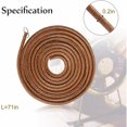 thumbnail image 2 of 2pcs Domestic Sewing Machine Leather Belt Household Vintage Sewing Machine Treadle Belt with Hook, 2 of 9