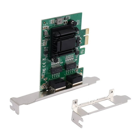 2-Port Gigabit PCIe Network Card 1000M Dual Ports PCI Express Ethernet Adapter with 82571EB LAN NIC for