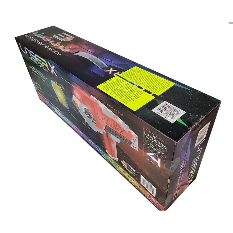 Laser X Home Laser Tag System for Kids & Adults, 4-Player Set with