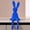 Blue, variant on Easter Bunny Figurine Decorative Sitting Rabbit Ornament Flocked Spring Home Decor Tabletop Shelf Windowsill Accent Easter Decoration Piece For Living Room Office Seasonal Display Use