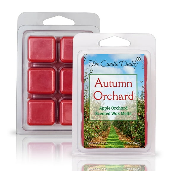 Autumn Orchard - Crisp Fall Autumn Apple Orchard Scented Wax Melt - 1 Pack - 2 Ounces - 6 Cubes