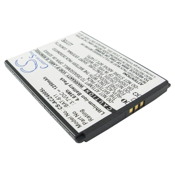 1250mAh BAT-611, KT.0010B.006 Battery for Acer Liquid Z4, Z140, Z160
