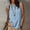 Blue, variant on BUIGTTKLOP Womens Cotton Linen Tank Tops Basic Solid Business Casual Summer Sleeveles Shirts Loose Work Office Blouses