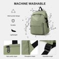 thumbnail image 5 of Backpack for Women Men, Cute Backpack for Middle High School Teens Girls Boys College Bookbag Small Travel Backpack Waterproof Lightweight Backpacks Casual Daypack Fits 15.6 Inch Laptop Green, 5 of 5