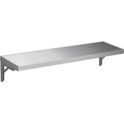 12" x 48" Stainless Steel Folding Wall Shelf - Food Truck, Kitchen, Restaurant, Laundy, Garage and Utility Room