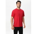 thumbnail image 6 of Zfeel Short Sleeve Tee, High-Performance Dry Fit Poly Shirts for Men, Art and Crafts, Lightweight & Breathable, Red, 4XL, 6 of 6