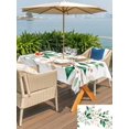 thumbnail image 5 of Outdoor Tablecloth with Umbrella Hole for Patio/Picnic/Party/Camping, Spring Botanical Waterproof Table Cloth Rectangle Table Cover Washable, Pastoral Leaves Berry Summer Branch (60"x 102"), 5 of 8