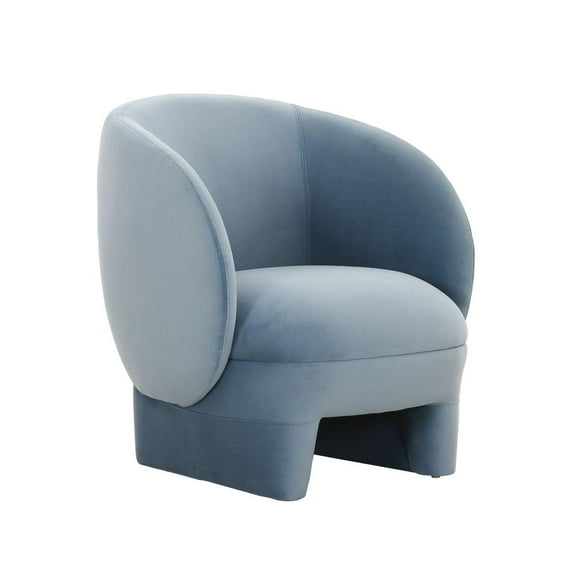 TOV Furniture Kiki Bluestone Velvet Accent Chair