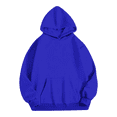 thumbnail image 2 of Womens Hoodies Oversized Long Sleeve Sweatshirt Fashion Casual Long Sleeve Solid Fleece Hooded Loose Comfy Trendy Pullover Tops with Pockets, 2 of 5