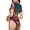 Vintage Patterned Skull, variant on Vintage Pattern Bald Eagle Womens One Piece Swimsuits Modest Tummy Control Bathing Suits Lace Up Slimming Swim Suit-Medium