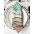 thumbnail image 2 of Cloth Napkins Abstract Gradient Striped Art Washable Soft Kitchen Dinner Napkin Set of 4, 2 of 9