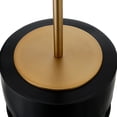 thumbnail image 7 of Evelyn&Zoe Pax 27" Tall Table Lamp with Fabric Shade, Matte Black/Brass, 7 of 7