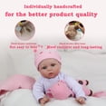 thumbnail image 4 of CHAREX Reborn Baby Dolls - 22 inches Realistic Newborn Soft Vinyl Baby Dolls Toy for Kids Age 3+, 4 of 5