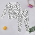 thumbnail image 1 of Girls DIY Doodle Pajama Set Soft Hand Painted Loungewear Comfortable Elastic Waist And Sleep Wear For Spring Summer Seasons, 1 of 2