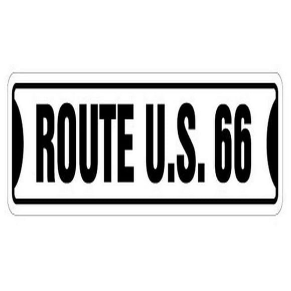 SignMission SS-ROUTE66 18 in. Route 66 Street Sign - New U.S. Us Road Highway