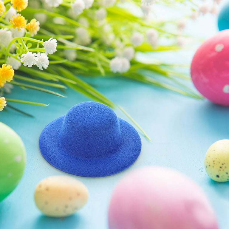 hengzirui 15Pcs Miniature Bowler Hats, Colors for DIY Crafts
