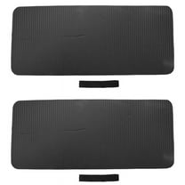 ! 2X Pilates Workout Mat Thick 60X25X1.5cm Yoga Knee Pad Cushion Extra Support for Knees Wrists Elbows Black