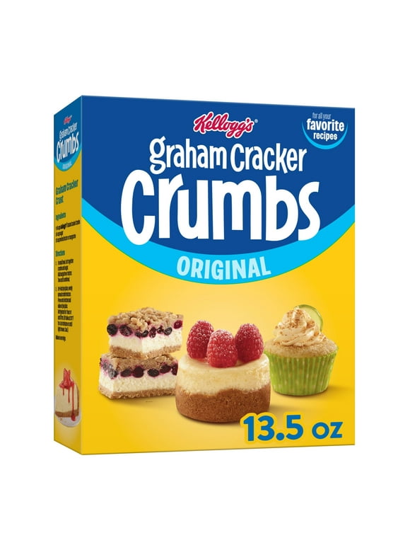 Kellogg's Graham Cracker Original Crumbs, Dessert Ingredients, 13.5 oz