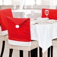 thumbnail image 2 of Funda para respaldo de silla de comedor con taburete navideño, decoración para banquete de cena navideña - 11 estilos a elegir, 2 of 8