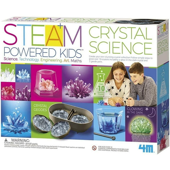 4M Deluxe Crystal Growing Combo STEAM Science Kit