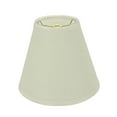 thumbnail image 2 of Aspen Creative 32472 Transitional Hardback Empire Shaped Spider Construction Lamp Shade in Off White, 8" wide (4" x 8" x 7"), 2 of 5