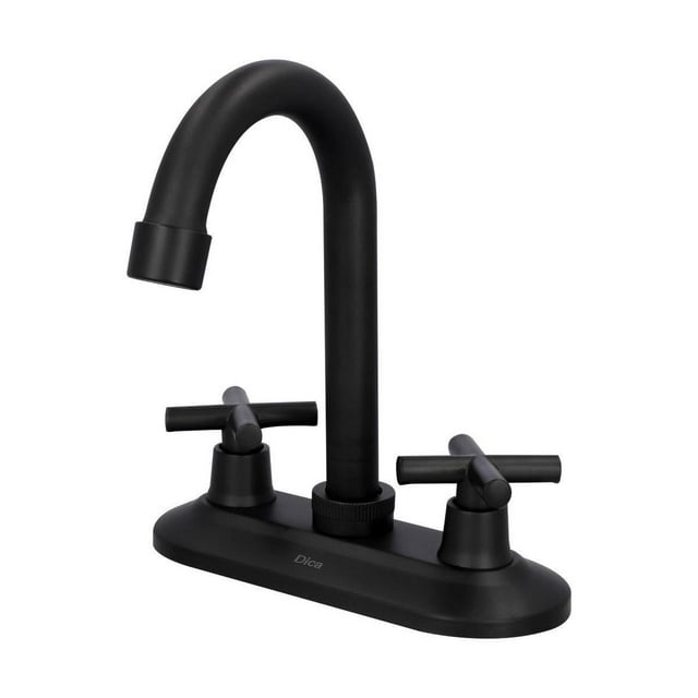 Mezcladora Para Lavabo Dica 10.16 Cm Negro Mate