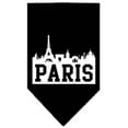 thumbnail image 2 of Pet and Dog Bandana Screen Printed, "Paris Skyline", 2 of 10
