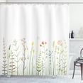 thumbnail image 1 of Ambesonne Green Flower Shower Curtain, Wildlife Rustic, 69"Wx84"L, Multicolor, 1 of 3