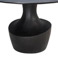 thumbnail image 5 of Gevra Black Acacia & Faux Plaster Dining Table, 5 of 7