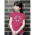 thumbnail image 2 of Japanese Style Bunnies T-Shirt Juniors -Image by Shutterstock,  Large, 2 of 4