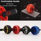 thumbnail image 2 of Rodillo Abdominal portátil para Fitness, rueda con estera para ejercicio de brazo, cintura, pierna, equipo de gimnasio, ejercitador Abdominal deportivo en casa Fivean unisex, 2 of 2