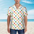 thumbnail image 6 of Picia Undersea Animals Gentle Cotton Regular Fit Short Sleeve Casual Hawaiian Shirt for Men-Large, 6 of 9