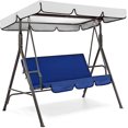 thumbnail image 1 of Porch Swing Cushion Replacement Cover Blue Swing Seat Cushion Cover, 1 of 5