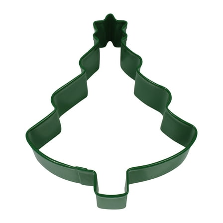 R&M International Tree With Star 4" Cookie Cutter Green