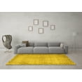 thumbnail image 3 of Ahgly Company Indoor Square Persian Yellow Traditional Area Rugs, 6' Square, 3 of 4