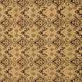 thumbnail image 1 of Ahgly Company Indoor Square Abstract Brown Modern Area Rugs, 6' Square, 1 of 4