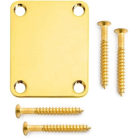 

Electric Guitar Neck Plate with 4 Screws for Guitar Replacement Accessories