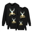 thumbnail image 2 of BULLPIANO Merry Christmas Family Matching Clothes Xmas Ugly Sweaters Hoodie Sweashirts For Couple, Family, 2 of 6