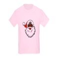 thumbnail image 1 of CafePress - Sequin African Santa Claus T Shirt - Kids Light T-Shirt, 1 of 1