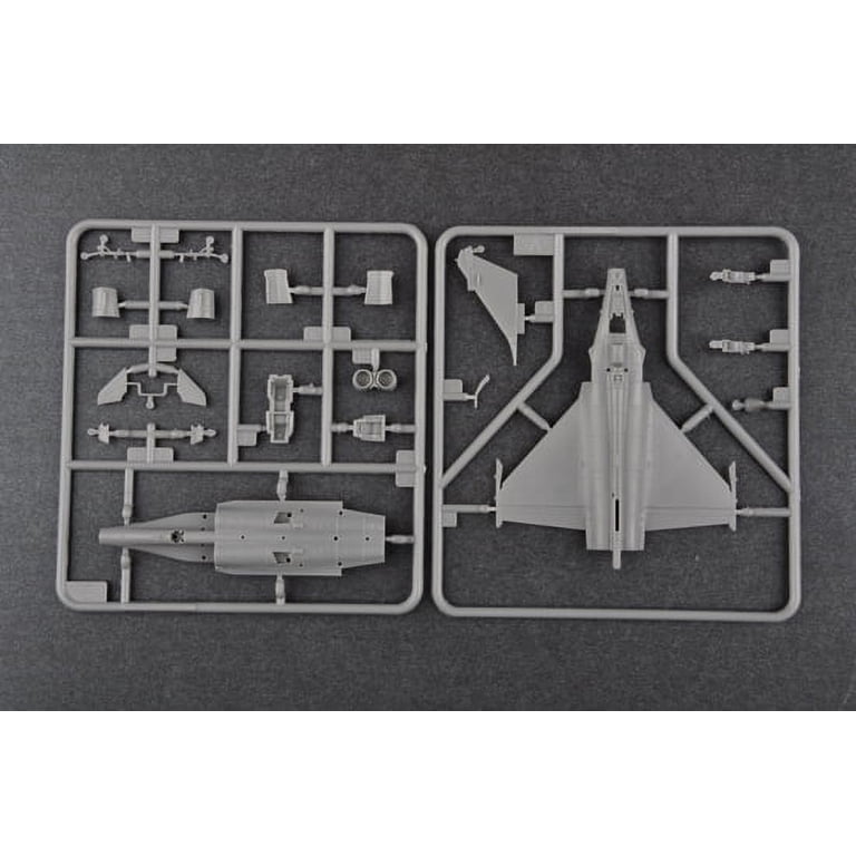 Trumpeter 1/144 French Rafale C Fighter Aircraft Model Kit – Detailed Build With Decals & Weapons
