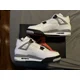 thumbnail image 2 of Ni - ke Ni - ke Air Jordan 4 Retro White Cement 2025 FV5029-100 Size 10.5, 2 of 5