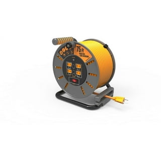 Masterplug Extension Cord Reel (50 ft.) with Wall Mount
