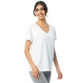 thumbnail image 6 of Athletic Works Women's and Women's Plus Core Active V-Neck T-Shirt, Sizes XS-4X, 6 of 7